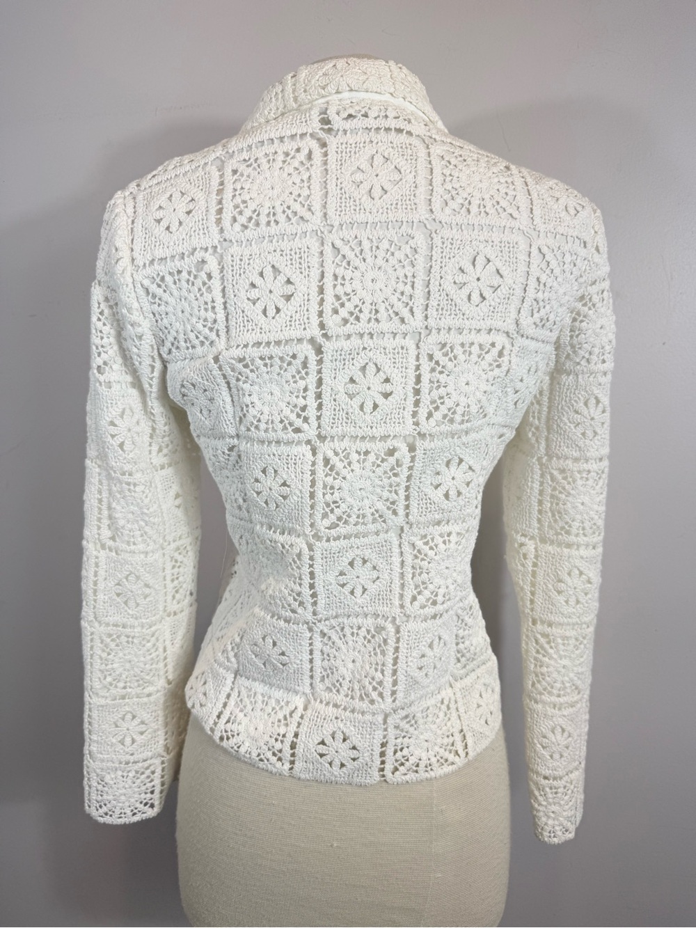 Favorite Daughter Crochet Dream Top White Cotton Crochet Button Shirt US XS - Picture 5 of 10